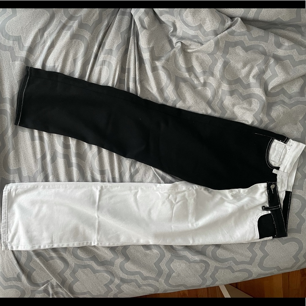 “life in black and white jeans”